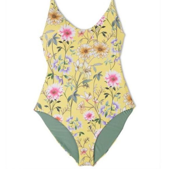 Lucky Brand Reversible One Piece Swimsuit Size M - Picture 2 of 10